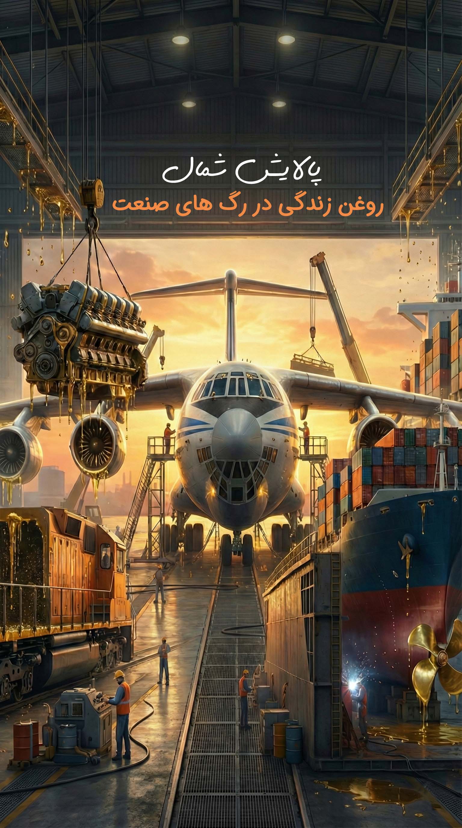 روغن زندگی در رگ های صنعت پالایش شمال